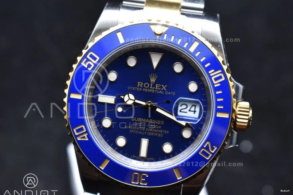 904L Blue Blue Edition YG Submariner VSF 116613LB Dial Ceramic Best 1:1 Steel VS3135 0124